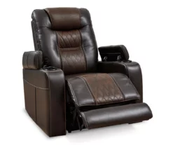 Composer Brown Faux Leather Power Recliner -FurniHub Store 810612553 6