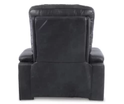 Composer Black Faux Leather Power Recliner 14 Composer Black Faux Leather Power Recliner -FurniHub Store 810612554 1