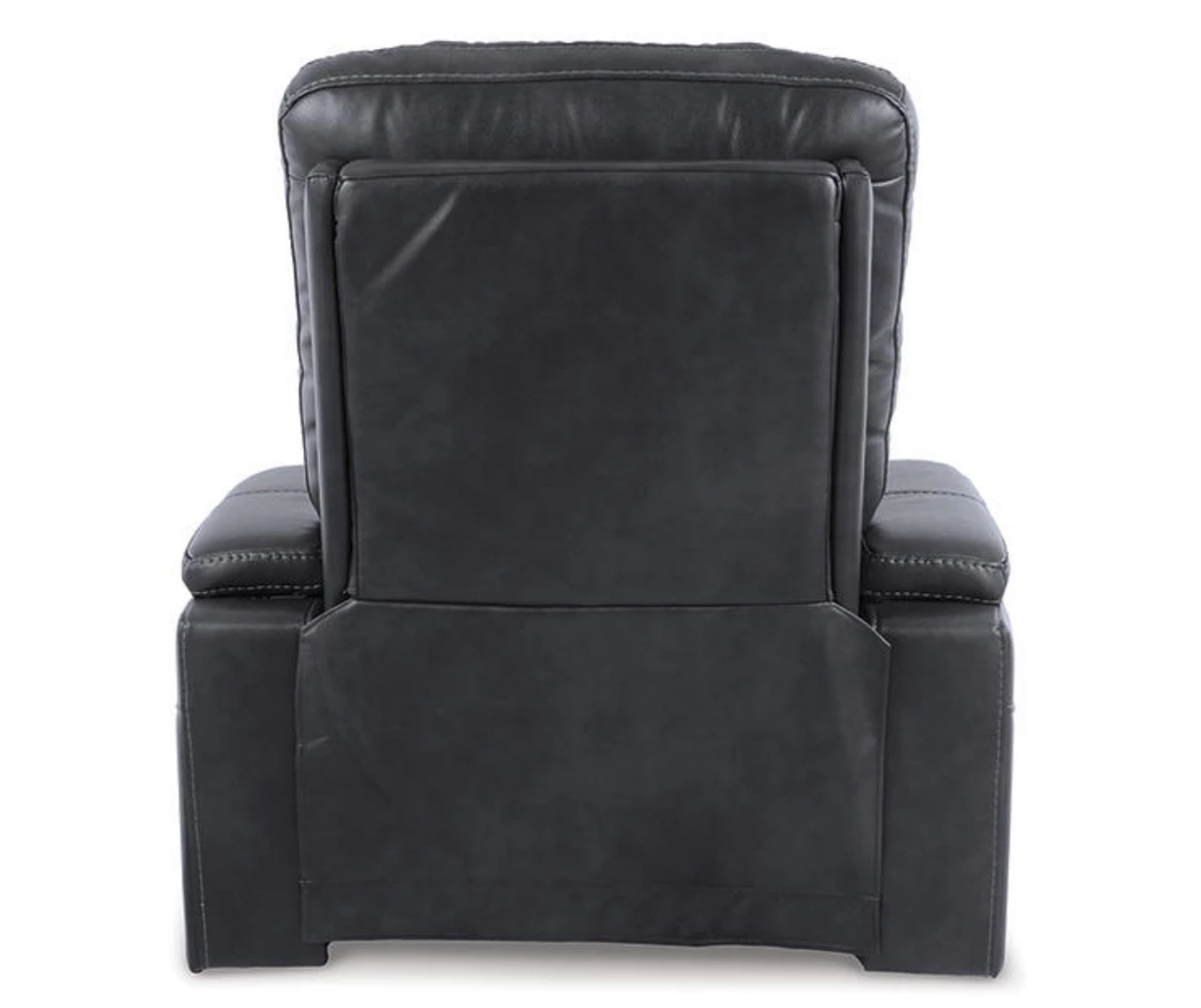 Composer Black Faux Leather Power Recliner 6 Composer Black Faux Leather Power Recliner - Image 4