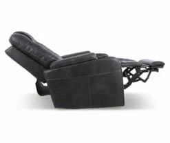Composer Black Faux Leather Power Recliner 13 Composer Black Faux Leather Power Recliner -FurniHub Store 810612554 11