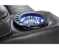 Composer Black Faux Leather Power Recliner 16 Composer Black Faux Leather Power Recliner -FurniHub Store 810612554 3