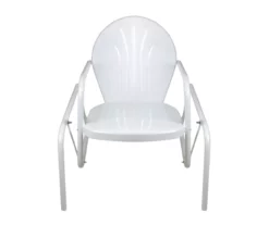 Northlight Retro Tulip Metal Patio Glider Chair -FurniHub Store 810612960 A0 1