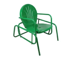Northlight Retro Tulip Metal Patio Glider Chair -FurniHub Store 810612961 A0 3