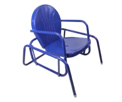 Northlight Retro Tulip Metal Patio Glider Chair -FurniHub Store 810612964 A0 3