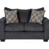 Wixon Black Loveseat -FurniHub Store 810615988 A0 1