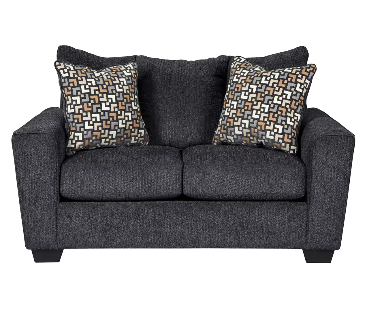 Wixon Black Loveseat 3 Wixon Black Loveseat