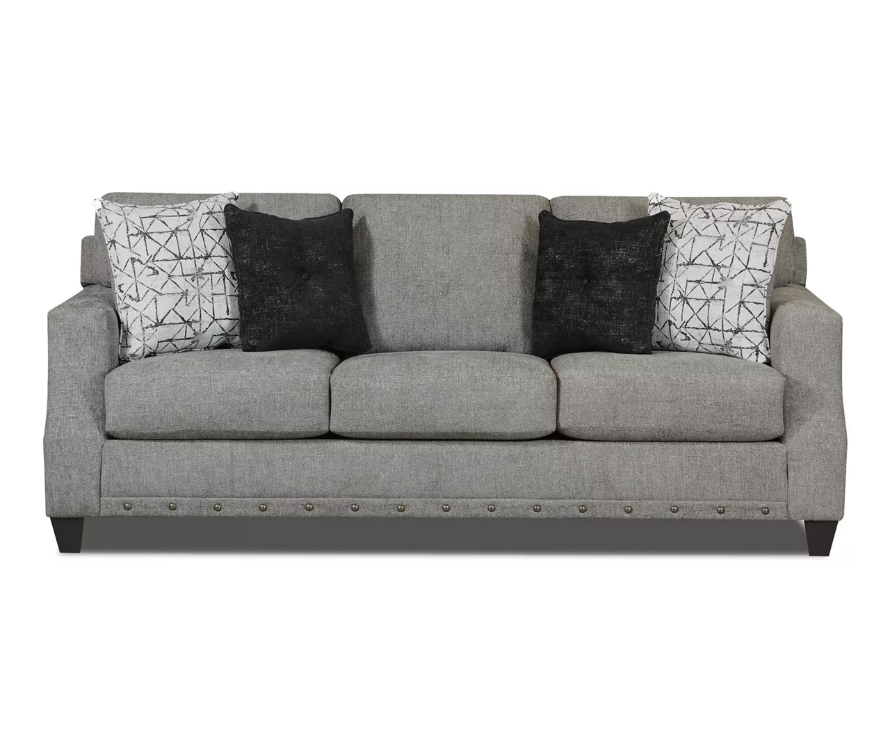 Alexandria Gray Chenille Sofa 3 Alexandria Gray Chenille Sofa
