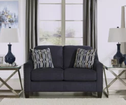 Creeal Heights Midnight Blue Loveseat 8 Creeal Heights Midnight Blue Loveseat -FurniHub Store 810616942 2