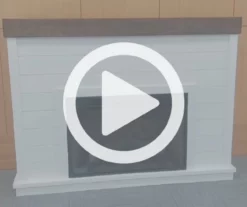 62" White Shiplap Grand Electric Fireplace -FurniHub Store 810617760 V0 1