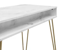 Novogratz Athena Faux Marble 2-Cubby Computer Desk 25 Novogratz Athena Faux Marble 2-Cubby Computer Desk -FurniHub Store 810618403 5