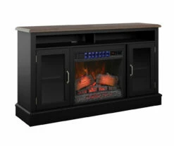 59.5" Black CoolGlow Electric Fireplace & Fan Console -FurniHub Store 810620259 A0 4
