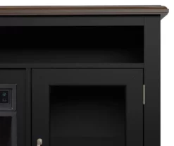 59.5" Black CoolGlow Electric Fireplace & Fan Console -FurniHub Store 810620259 A8 2