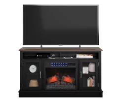 59.5" Black CoolGlow Electric Fireplace & Fan Console -FurniHub Store 810620259 B0 1