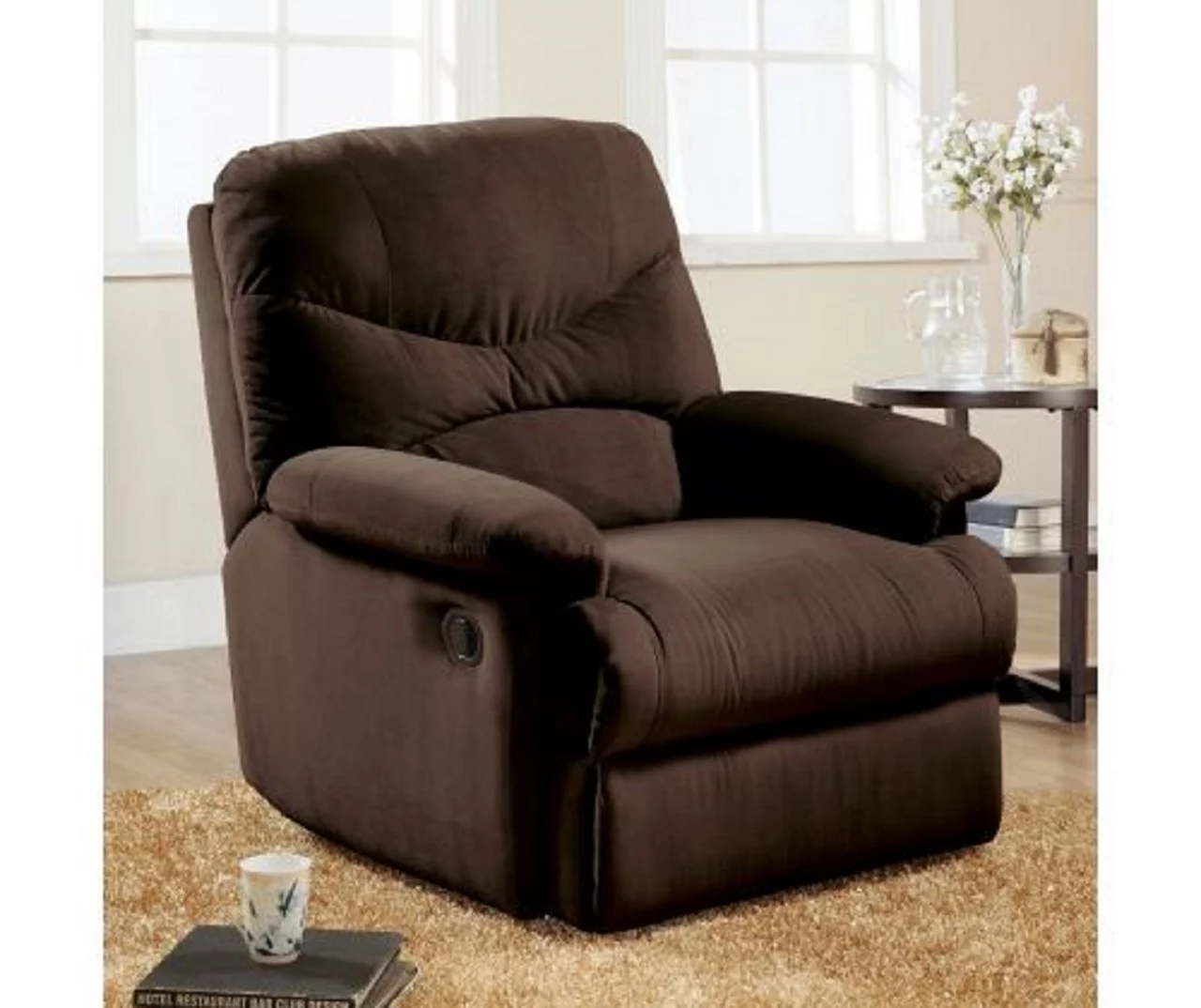 Arcadia Chocolate Recliner 3 Arcadia Chocolate Recliner