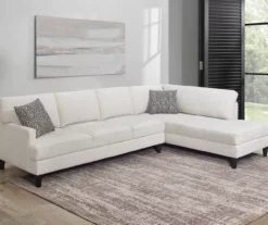 Broyhill Fresno Cream Sectional -FurniHub Store 810620600 810620622 B0 1