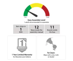 60" Capstan Black Oak TV Stand -FurniHub Store 810621023 A0 6