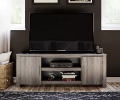 60" Aldridge Gray Oak TV Stand 11 60" Aldridge Gray Oak TV Stand -FurniHub Store 810621024 A0 1
