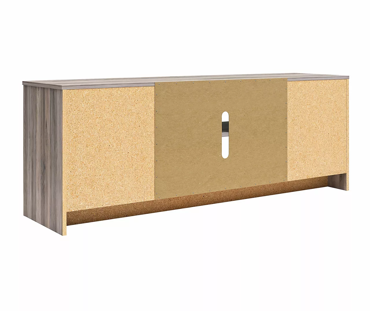 60" Aldridge Gray Oak TV Stand 5 60" Aldridge Gray Oak TV Stand - Image 3