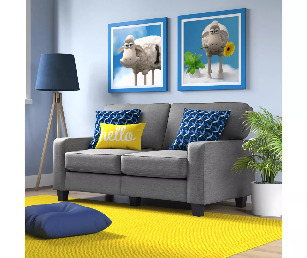 Palisades Gray Loveseat 8 Palisades Gray Loveseat - Image 6