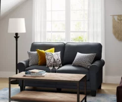 Copenhagen Charcoal Loveseat -FurniHub Store 810659173 A0 4