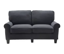 Copenhagen Charcoal Loveseat -FurniHub Store 810659173 A0 6