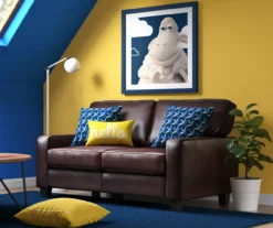 Palisades Chestnut Bonded Leather Loveseat -FurniHub Store 810659212 A0 5