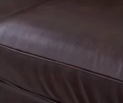 Palisades Chestnut Bonded Leather Loveseat -FurniHub Store 810659212 A0 9