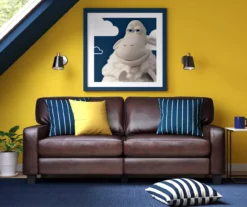 Serta Palisades Chestnut Bonded Leather Sofa -FurniHub Store 810659220 A0 4