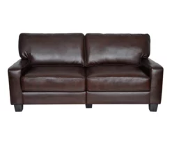 Serta Palisades Chestnut Bonded Leather Sofa -FurniHub Store 810659220 A0 7