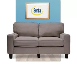 Palisades Glacial Gray Loveseat -FurniHub Store 810659224 A0 2