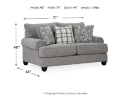 Fall River Mineral Loveseat -FurniHub Store 810669844 A7