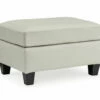 Signature Design By Ashley Genoa Leather Ottoman -FurniHub Store 810697951 A0 1