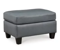 Signature Design By Ashley Genoa Leather Ottoman -FurniHub Store 810697957 A0 1