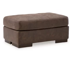 Signature Design By Ashley Maderla Faux Leather Ottoman -FurniHub Store 810697964 A0 1