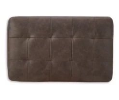 Signature Design By Ashley Maderla Faux Leather Ottoman -FurniHub Store 810697964 A4 4