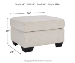 Signature Design By Ashley Cashton Ottoman -FurniHub Store 810697991 A8