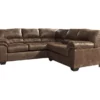 Signature Design By Ashley Bladen Coffee 2-Piece Faux Leather Sectional With Right-Facing Loveseat -FurniHub Store combo760019