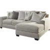 Signature Design By Ashley Ardsley Gray Sectional With Right-Facing Chaise -FurniHub Store combo860017