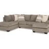 Signature Design By Ashley Creswell Gray Sectional With Left-Facing Chaise -FurniHub Store combo860032