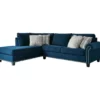 Signature Design By Ashley Trendle Blue Sectional With Left-Facing Chaise -FurniHub Store combo860084