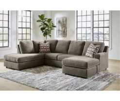Signature Design By Ashley O'Phannon Gray 2-Piece Sectional With Right-Facing Sofa Chaise -FurniHub Store combo860091 1