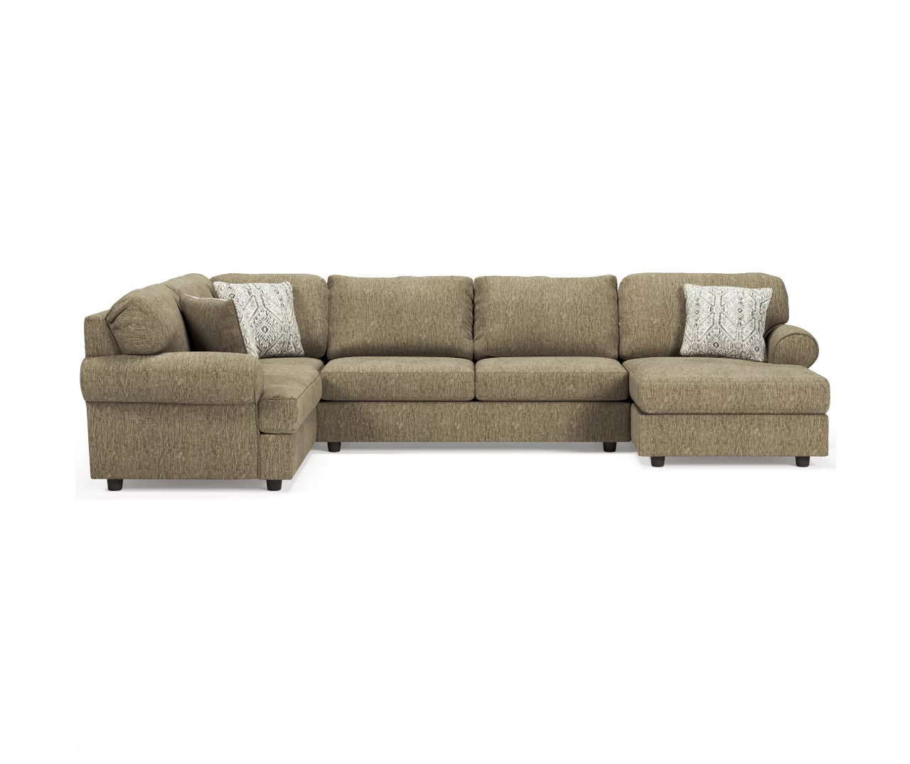 Signature Design By Ashley Hoylake Chocolate 3-Piece Sectional With Right-Facing Chaise 3 Signature Design By Ashley Hoylake Chocolate 3-Piece Sectional With Right-Facing Chaise