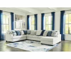 Signature Design By Ashley Lowder Stone 5-Piece Sectional With Right-Facing Chaise -FurniHub Store combo870013 1