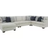 Signature Design By Ashley Lowder Stone 5-Piece Sectional With Left-Facing Chaise -FurniHub Store combo870014
