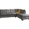 Signature Design By Ashley Maier Charcoal Sectional With Right-Facing Chaise -FurniHub Store combo870017