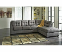 Signature Design By Ashley Maier Charcoal Full Sleeper Sectional With Right-Facing Chaise -FurniHub Store combo870020 1