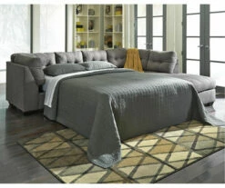 Signature Design By Ashley Maier Charcoal Full Sleeper Sectional With Right-Facing Chaise -FurniHub Store combo870020 2