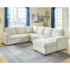 Signature Design By Ashley Millcoe Linen 3-Piece Sectional With Pop-Up Bed 1 Signature Design By Ashley Millcoe Linen 3-Piece Sectional With Pop-Up Bed -FurniHub Store combo870027