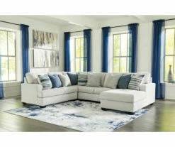Signature Design By Ashley Lowder Stone 4-Piece Sectional With Right-Facing Chaise -FurniHub Store combo870035 1