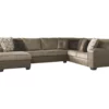 Signature Design By Ashley Abalone Faux Leather Sectional -FurniHub Store combo880001